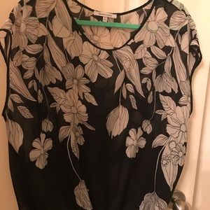 Black & White Blouse